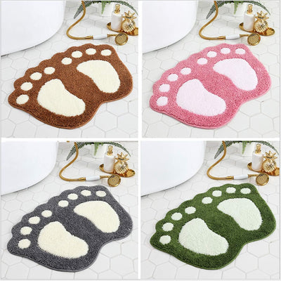 Bathroom Rugs Mats Water Absorbent Non-Slip Mat for Bathroom Shower Room Soft Microfiber Bath Mat Machine Washable Bathroom Mat ( Pink 16 Inch X 24 Inch )